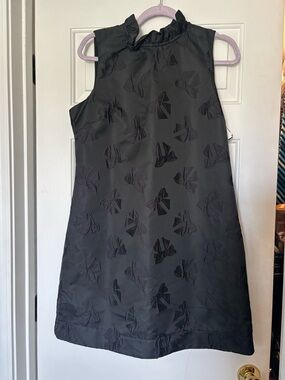 NWT Draper james  Black Bow Jacquard Shift Dress